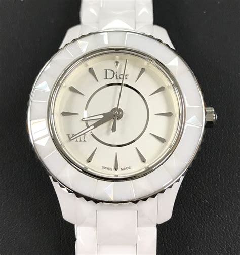 dior white watch